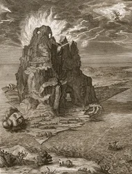 Enceladus begraven onder de Etna, 1731